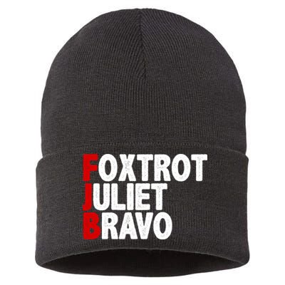 FJB Foxtrot Juliet Bravo Sustainable Knit Beanie