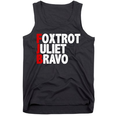 FJB Foxtrot Juliet Bravo Tank Top