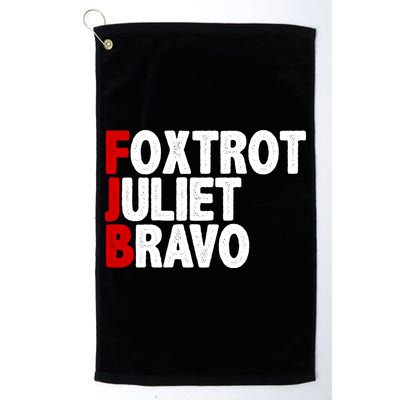 FJB Foxtrot Juliet Bravo Golf Towel