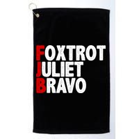 FJB Foxtrot Juliet Bravo Golf Towel