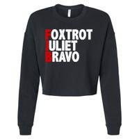 FJB Foxtrot Juliet Bravo Cropped Pullover Crew