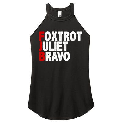 FJB Foxtrot Juliet Bravo Women's Perfect Tri Rocker Tank