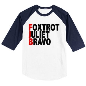 FJB Foxtrot Juliet Bravo Baseball Sleeve Shirt