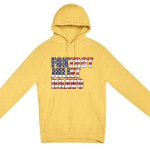 FJB Foxtrot Juliet Bravo USA Anti Biden Premium Pullover Hoodie