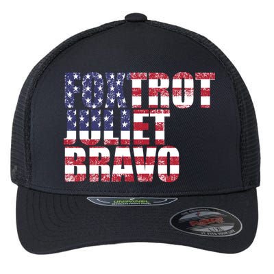 FJB Foxtrot Juliet Bravo USA Anti Biden Flexfit Unipanel Trucker Cap