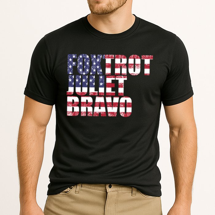 FJB Foxtrot Juliet Bravo USA Anti Biden Cooling Performance Crew T-Shirt