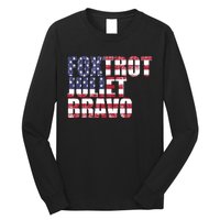 FJB Foxtrot Juliet Bravo USA Anti Biden Long Sleeve Shirt