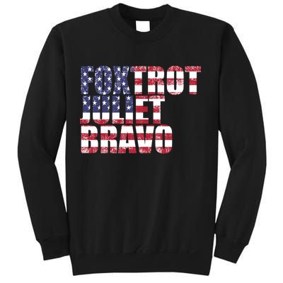 FJB Foxtrot Juliet Bravo USA Anti Biden Sweatshirt