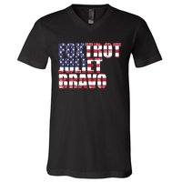 FJB Foxtrot Juliet Bravo USA Anti Biden V-Neck T-Shirt