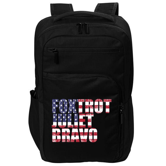 FJB Foxtrot Juliet Bravo USA Anti Biden Impact Tech Backpack