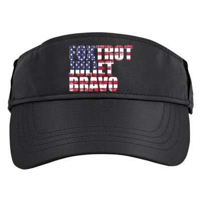 FJB Foxtrot Juliet Bravo USA Anti Biden Adult Drive Performance Visor