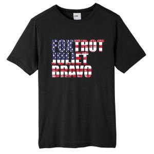 FJB Foxtrot Juliet Bravo USA Anti Biden Tall Fusion ChromaSoft Performance T-Shirt