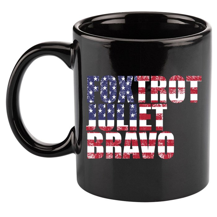 FJB Foxtrot Juliet Bravo USA Anti Biden 11oz C Handle Ceramic Mug