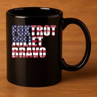 FJB Foxtrot Juliet Bravo USA Anti Biden 11oz C Handle Ceramic Mug