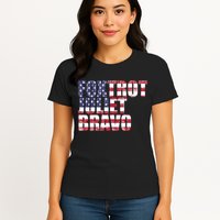FJB Foxtrot Juliet Bravo USA Anti Biden Womens T-Shirt