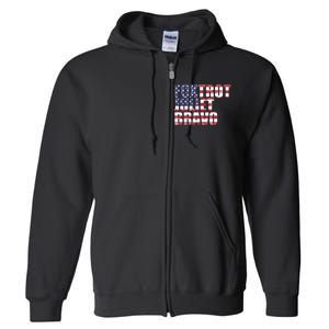 FJB Foxtrot Juliet Bravo USA Anti Biden Full Zip Hoodie