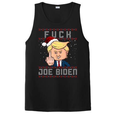 FJB F Joe Biden Trump Middle Finger Ugly Christmas PosiCharge Competitor Tank