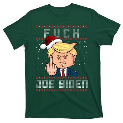 FJB F Joe Biden Trump Middle Finger Ugly Christmas T-Shirt