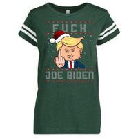 FJB F Joe Biden Trump Middle Finger Ugly Christmas Enza Ladies Jersey Football T-Shirt