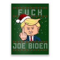 FJB F Joe Biden Trump Middle Finger Ugly Christmas Poster