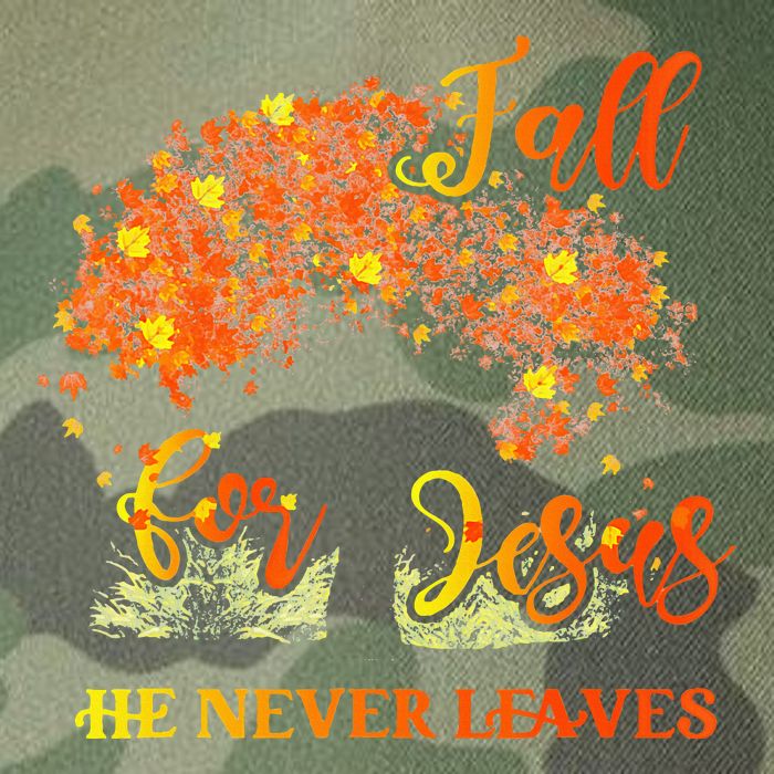 Fall For Jesus He Never Leaves Autumn Tree Thanksgiving Legacy Tie Dye Trucker Hat