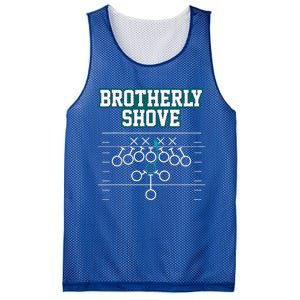 Funny Football Joke Brotherly Shove  Brotherly Shove Mesh Reversible Basketball Jersey Tank