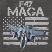 F47 Fighter Jet Trump Funny F 47 Aircraft 4th July Men Women Vector Backpack