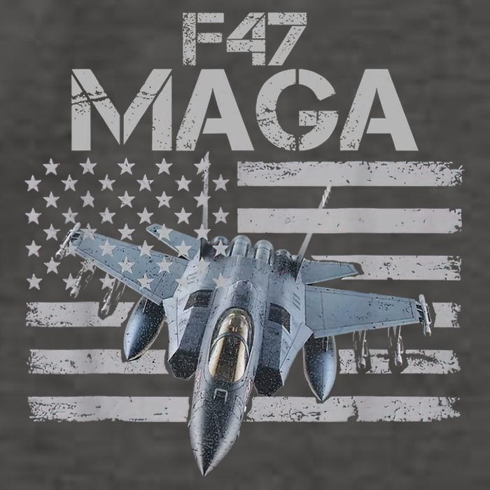 F47 Fighter Jet Trump Funny F 47 Aircraft 4th July Men Women Vector Backpack