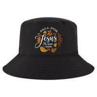 Fall For Jesus He Never Leaves Cool Comfort Performance Bucket Hat
