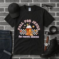 Fall For Jesus Pumpkin Spice Autumn Vibes Tall T-Shirt
