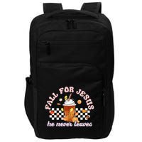 Fall For Jesus Pumpkin Spice Autumn Vibes Impact Tech Backpack