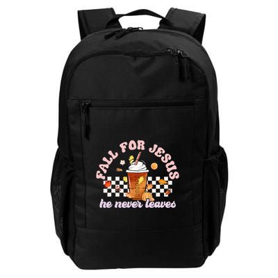 Fall For Jesus Pumpkin Spice Autumn Vibes Backpack