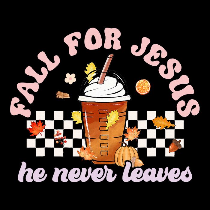 Fall For Jesus Pumpkin Spice Autumn Vibes 16 in Basic Backpack