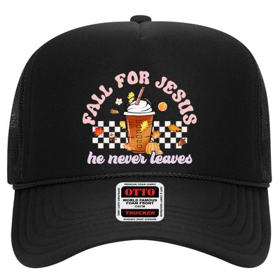 Fall For Jesus Pumpkin Spice Autumn Vibes Trucker Hat