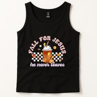 Fall For Jesus Pumpkin Spice Autumn Vibes Tank Top