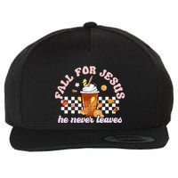 Fall For Jesus Pumpkin Spice Autumn Vibes Wool Snapback Cap