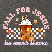 Fall For Jesus Pumpkin Spice Autumn Vibes Cotton Canvas Backpack