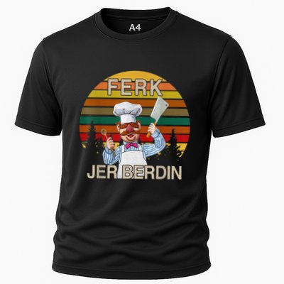 Funny Ferk Jer Berdin Retro Vintage Gift Cooling Performance Crew T-Shirt