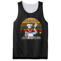 Funny Ferk Jer Berdin Retro Vintage Gift Mesh Reversible Basketball Jersey Tank