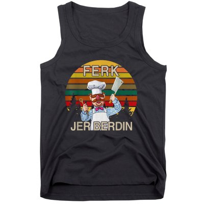 Funny Ferk Jer Berdin Retro Vintage Gift Tank Top