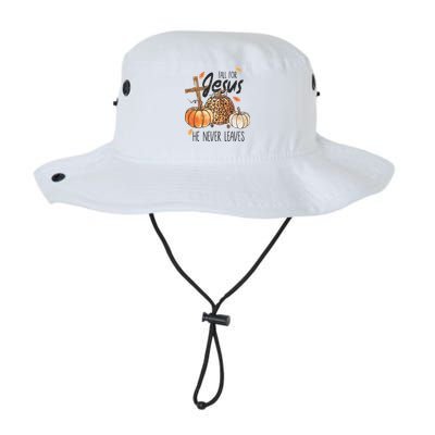 Fall for Jesus He Never Leaves Christian Thanksgiving Dinner Bucket Hat