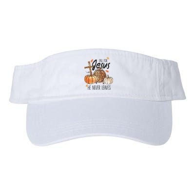Fall for Jesus He Never Leaves Christian Thanksgiving Dinner Visor