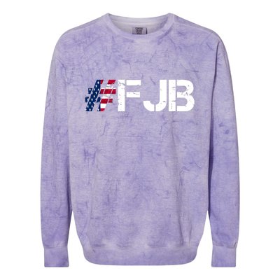 #FJB F Joe Biden FJB Colorblast Crewneck Sweatshirt