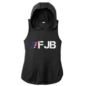 #FJB F Joe Biden FJB Ladies PosiCharge Tri-Blend Wicking Draft Hoodie Tank