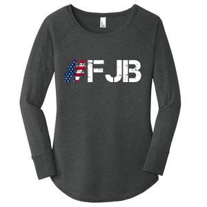 #FJB F Joe Biden FJB Women's Perfect Tri Tunic Long Sleeve Shirt