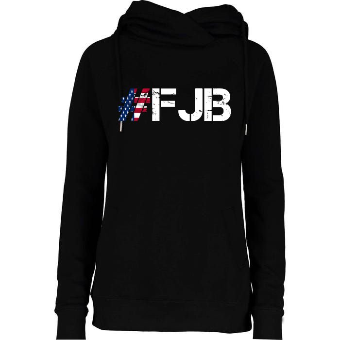 #FJB F Joe Biden FJB Womens Funnel Neck Pullover Hood