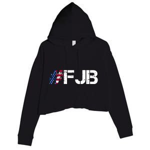 #FJB F Joe Biden FJB Crop Fleece Hoodie