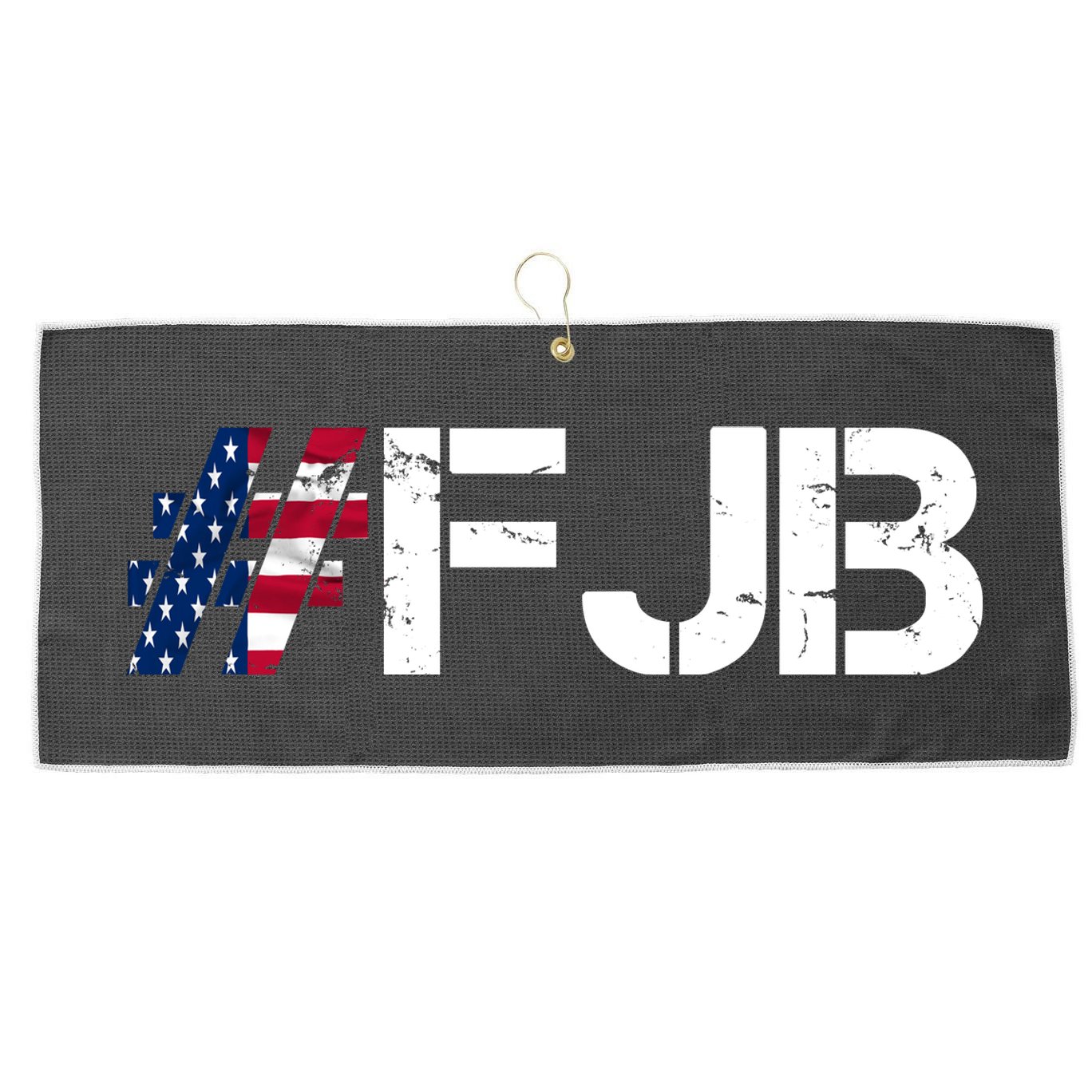 #FJB F Joe Biden FJB Large Microfiber Waffle Golf Towel