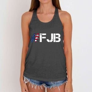 #FJB F Joe Biden FJB Women's Knotted Racerback Tank