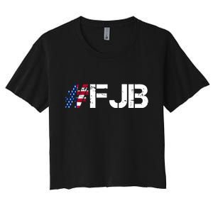 #FJB F Joe Biden FJB Women's Crop Top Tee